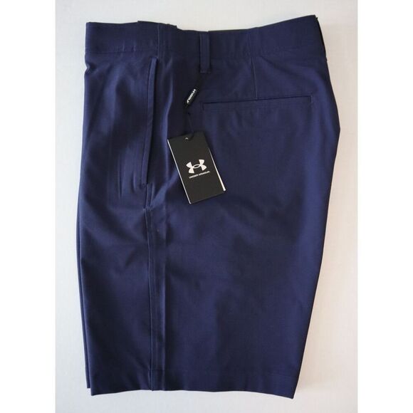 Under Armour 1377302-410 Men's Sz 36 Navy Blue 10" Golf Shorts - Picture 6 of 9